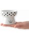 Necoichi Raised Cat Food Bowl Made to EC &amp; ECC European Standard (Dots)