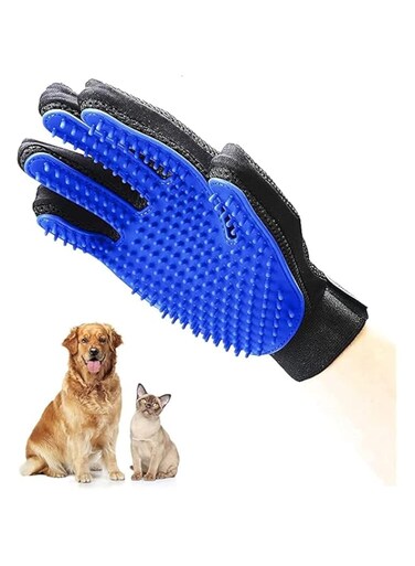 Pet grooming Glove,DeShedding Glove,Fur removal,Dog grooming,Cat grooming,Pet hair,Pet brush,Rubber tips, Massage, Gentle grooming,High quality, Pet hygiene, Pet care