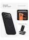 Mobcos iPhone 17 Pro Max Black Elite Ring Premium Silicone MagSafe Case for iPhone   Silky Soft Touch   Military-Grade Shockproof Protection   Strong Magnetic Compatibility   Luxury Slim Cover