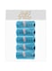 A to Z Disposable Non Scented Bag 22 x 32cm Count 75 Pack of 5 - Blue