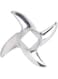 Luqeeg Stainless Steel Knife Cutter Replacement for Grinders, Accurate Cutting Meat Grinder Blade, Compatible with Various Brands for Grinding Meat, Seafood, and Ingredients