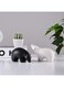 MAKINGTEC Ceramic Polar Bear Figurines Home Decor Set, Animal Sculpture and Statue Ornament Decor for Home Office Table TV Cabinet, Craft Gifts (2 Pcs)