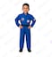 Astronaut Costume for Kids &ndash; Unisex Blue Space Suit with UAE Badge- Small