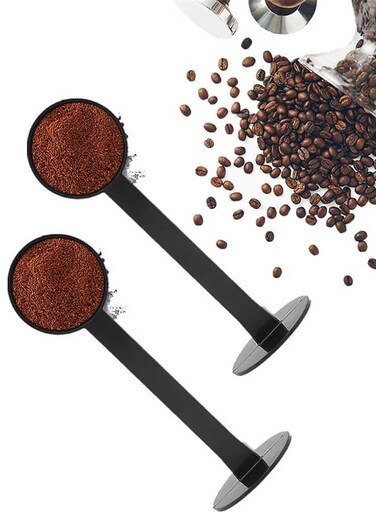 Multifunctional Plastic Coffee Measuring Tamping Spoon,Reusable Standing Coffee Scoops,Household Commercial Supplies