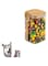 KASTWAVE Airtight 35oz Square Glass Jar with Bamboo Lid &amp; Spoon - Perfect for Coffee, Tea, Sugar, Spices &amp; More - Stylish Storage Solution