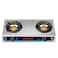 STARLIFE Gas Stove 2 Burners Stainless Steel Table Top Cooker, SL-1117