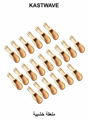 30 PCS Mini Wooden Spoon, Bath Salt, Bamboo Spoon, Powder Spoon, Tea Spoon
