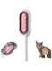 SWIUKPHE Pet Grooming Brush, Pet Brush With Tank, Pet Hair Removal Comb, Cleansing, Hair Removal, Massage 3 In 1 Cleaning Pet Brush(Pink)