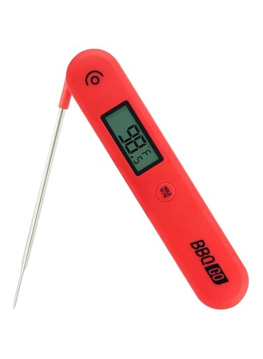 Inkbird Digital Meat Thermometer, BG-HH1C Instant Read Cooking Food Thermometer with Foldable Probe and Large Screen for Meat, Grill, BBQ, Milk and Bath Water
