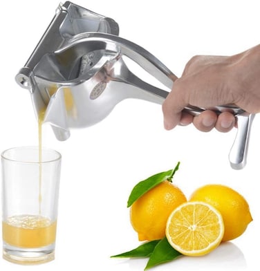 Manual Hand Press Citrus Juicer, Heavy Quality Detachable Lever, Steel Handle