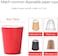 Cup Dispenser Cup Holder Dispenser Automatically Drop Cup Remover Disposable Paper Cup Dispenser Cup Storage Rack-Transparent