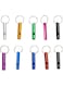 Esforzarse Dog Training Whistle, High Pitch Dog Whistles for Recall Training 10 Pcs, Dog Training Whistle with Key Rings, Pet Training Behavior Aids Anti Lose Flute for Small, Medium, and Large Dogs