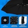 Compact UV Protection Umbrella for Summer Sun and Rain - Black