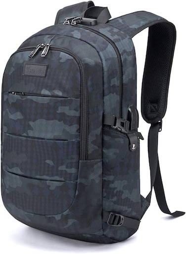 Tzowla Laptop Travel Backpack for Women Men,Water Resistant Anti-Theft College Backpacks Fits 15.6-17.3 Laptop/Notebook