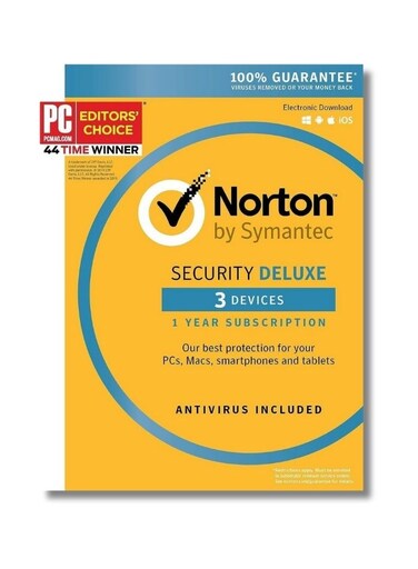 Norton Security Deluxe 3.0 Arabic 1 User For 3 Device 1 Year 1+2