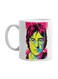 Print Printed Ceramic Mug Pink/Yellow/Blue