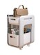 Double Layer Shelf Floor With Wheels Kitchen Bathroom Storage Rack