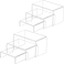 WEITELAI Acrylic Risers for Display - 6 PC Transparent Rectangle Stands for Cupcakes, Desserts, and Collectibles