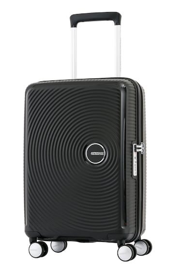 American Tourister Curio Spinner 55 cm - Black - 3 Years Global Warranty