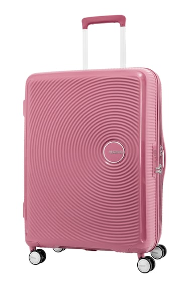 American Tourister Curio Spinner 69 cm - Peach Blossom - 3 Years Global Warranty
