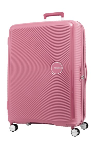 American Tourister Curio Spinner 80 cm - Peach Blossom - 3 Years Global Warranty