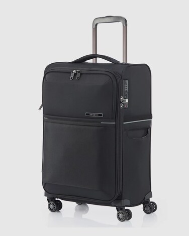 Samsonite 73H Spinner 55 cm - Black - 10 Years Global Warranty