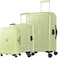 American Tourister Hundo Suitcase, Set of 3, (55 + 68 + 81 cm), 4 Spinner Wheels, Hard Top, Polypropylene, Frozen Matcha,Spacious Interior,TSA Lock,Expandable - 3 Years Global Warranty