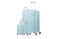 American Tourister Sparky 3-Piece Luggage Set &ndash; 55+67+75cm Hard-Shell, 4 Double Spinner Wheels, TSA Lock, Cabin &amp; Check-In Trolleys &ndash; Mint Green, 3-Year Global Warranty
