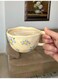 Ceramic Coffee Mug with Handle Creative Blue Flower Pattern Dishwasher Safe Ideal for Latte Tea and Milk Perfect for Office and Home Use