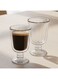 Double Wall Glass Set 2PCS 200ml Heat Resistant Coffee Cup Anti Condensation Clear Espresso Tea Glass, DG960