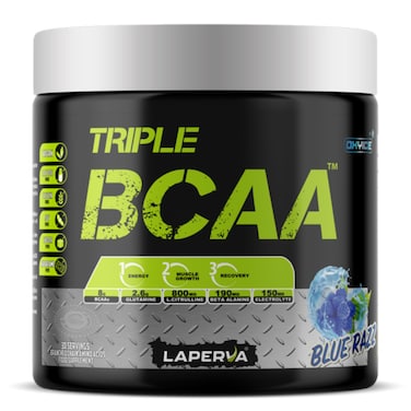 Laperva Triple BCAA, Blue Raspberry, 30