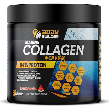 Body Builder Marine Collagen plus Caviar, Watermelon, 270 gm