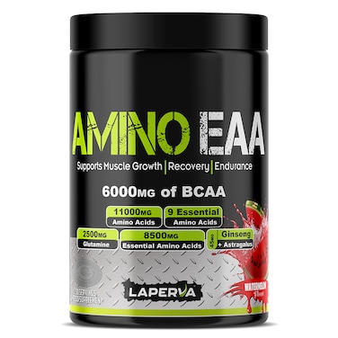Laperva Amino EAA + Glutamine, Watermelon, 390 Gm, 11000 mg Amino Acids