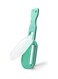 Moon Shaped Fish Scaler Knife with Container Green 20cm