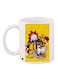Rick And Morty Printed Coffee Mug White/Yellow/Red