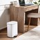 Home Primo Fingerprint Resistant Metal Pedal Bin 28.6x26x38cm 12L - White