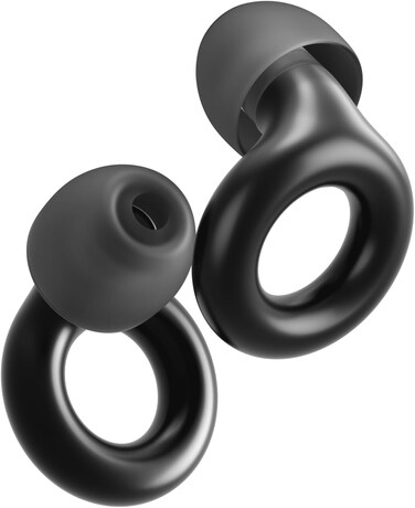 Loop Experience 2 Ear Plugs &ndash; Stylish Certified Hearing Protection for Concerts &amp; Festivals, Live Events, Musicians, Sports, DJs and Nightlife &ndash; 17dB Noise Reduction Earplugs (High-Fidelity) Black
