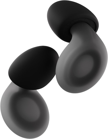 Loop Dream &ndash; Silicone/Memory Foam Earplugs for Sleep Comfort   Comfortable Ear Plugs for Muffling Snoring &amp; Sleeping   Customized Fit   27dB (SNR) Noise Reduction BLACK