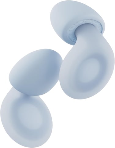 Loop Dream &ndash; Silicone/Memory Foam Earplugs for Sleep Comfort   Comfortable Ear Plugs for Muffling Snoring &amp; Sleeping   Customized Fit   27dB (SNR) Noise Reduction BLUE