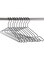 Red Dot Gift&reg; 20-Pack Strong Metal Hangers 42cm Clothes Hangers, Coat Hanger, Standard Suit Hangers (Matte Black, 20)
