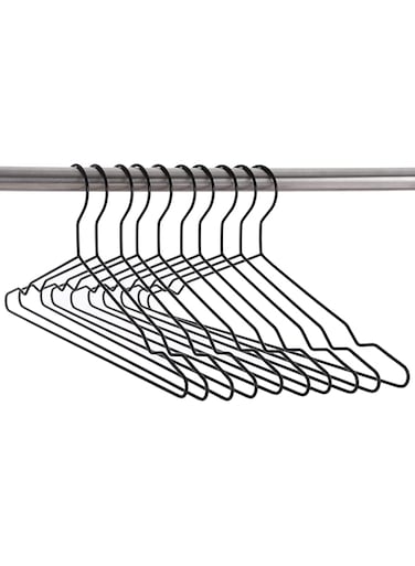 Red Dot Gift&reg; 20-Pack Strong Metal Hangers 42cm Clothes Hangers, Coat Hanger, Standard Suit Hangers (Matte Black, 20)