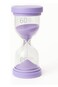 Sand Timer, 60 Minutes Decorative Hourglass Clock for Kitchen Home Office School Decoration 13cm Height (60 min, Purple)