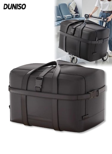 Extra Large Moving Bags with Strong Zippers &amp; Carrying Handles,Portable Oxford Storage Bag Organizer,Foldable Tote Bags for for Moving, Traveling, 60*29*43cm,Black