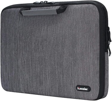 iCozzier Handle Laptop Briefcase Shoulder Bag Electronic Accessories Organizer Messenger Carrying Case Laptop Sleeve Protective Bag
