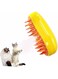 Steamy Cat Brush, Upgrade 3 In1 Electric Self Cleaning Steam Cat Brush for Massage, Multifunctional Pet Cat Hair Brush for Removing Tangled and Loosse Hair, Cat Grooming Brush for Cat and Dog