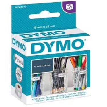 Dymo LabelWriter Multi-Purpose Labels 25x13mm &ndash; S0722530 &ndash; White Roll (1,000 Labels)
