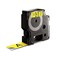 DYMO Standard D1 45808 Labeling Tape Black Print on Yellow Tape &ndash; 19mmx7mm   S0720880