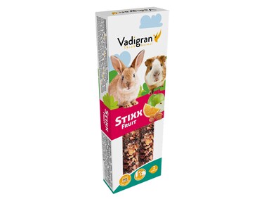 VADIGRAN  Snack StixX rabbit&amp;guinea pig Fruit 115g(2)
