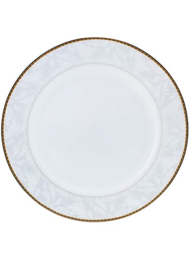 Shallow Porcelain Elegance Dessert Plate with Gold Rim, White, TS-H1-31, 20 cm