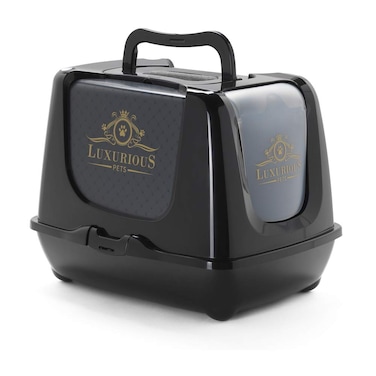 Moderna C245-015-AA Multi Cats Closed Litterbox-Scratch Proof Luxurious Theme